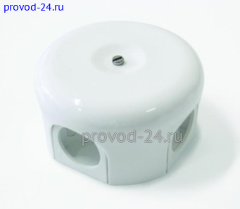 Бирони Коробка распред.№1-d78 керамика белый(6шт)