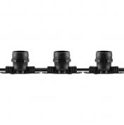 Гирлянда 230V  100 E27 черный, шаг 25cm, IP 65, 25м +1,5м шнур,  CL25-25