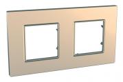 Уника Рамка UNICA Quadro 2м медь
