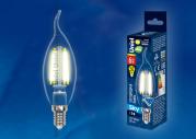 Лампа LED-CW35-6W/3000K/E14/CL PLS02WH Форма 