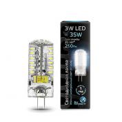 Лампа Gauss LED G4 AC85-265V 3W 4100K (20/200шт)