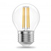 Лампа Gauss Filament Elementary Шар 10W 650lm 2700К Е27 LED 1/10/100
