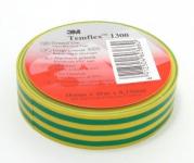 Изолента ПВХ 15мм*10м ж/з Temflex 1300 3М (10/100)