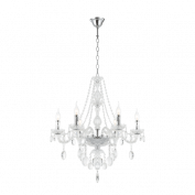 Люстра BENETTI Crystal Limpido хром, 6xE14, коллекция CRL-001