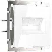 Веркель Розетка двойная Ethernet RJ45 (белый) W1181101