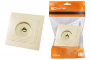 Таймыр Розетка RJ45  крем  TDM(10шт)
