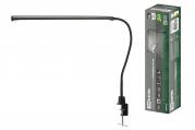 Св-к LED струбцина СН-40, гибкий, сенс-димм, 220 В, 10 Вт, 5000 К, черный, TDM СНЯТО