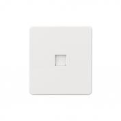 Розетка ROUND компьютерная RJ45 кат6 с/у перламутр KRANZ