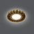Св-к Backlight BL076 Круг Кристалл/Черный/Золото, Gu5.3, LED 2700K(1/40шт)