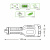 Фонарь ручной Gauss модель GFL208 8W 150lm  Li-ion 800mAh LED 1/10/120