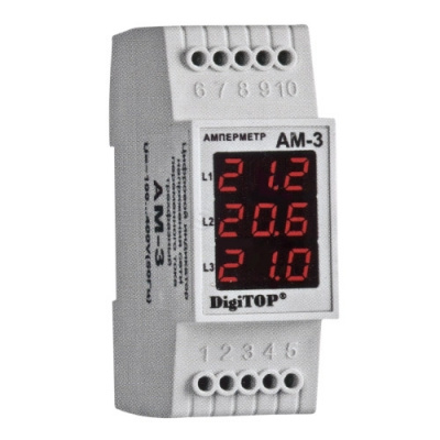 Амперметр АМ-3 1-63А DigiTOP