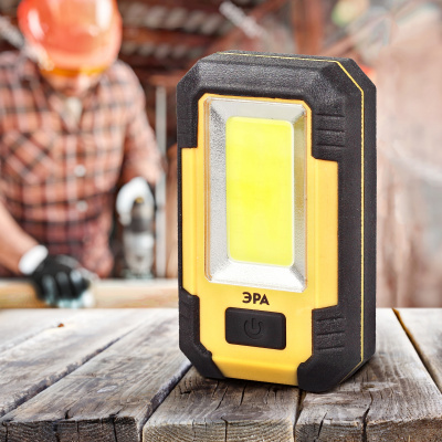Фонарь LED RA-801 15Вт аккумул.6Ач магнит, крючок, USB, ударопрочн. ЭРА 