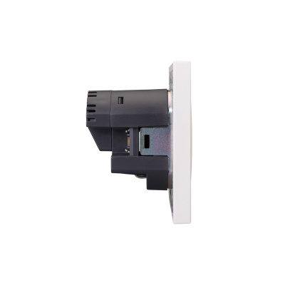 Розетка STRONG 1-ая с/з с/у з/ш 16А с USB A+C быстрой зарядки 5В/3А жемчуг KRANZ